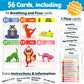 Yoga Pose and Breathing Exercise Cards for Kids - Promote Mindfulness  Meditation  and Self Care for Children - Fun Preschool Game with Easy to Read Steps - Teach Kids Mindfulness Tools Through Yoga