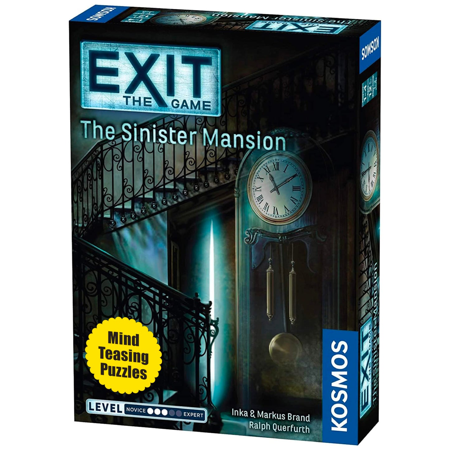 Thames & Kosmos EXIT: The Sinister Mansion Game - Multi-colored, Paper, Model 692698, Engaging Escape Room Experience