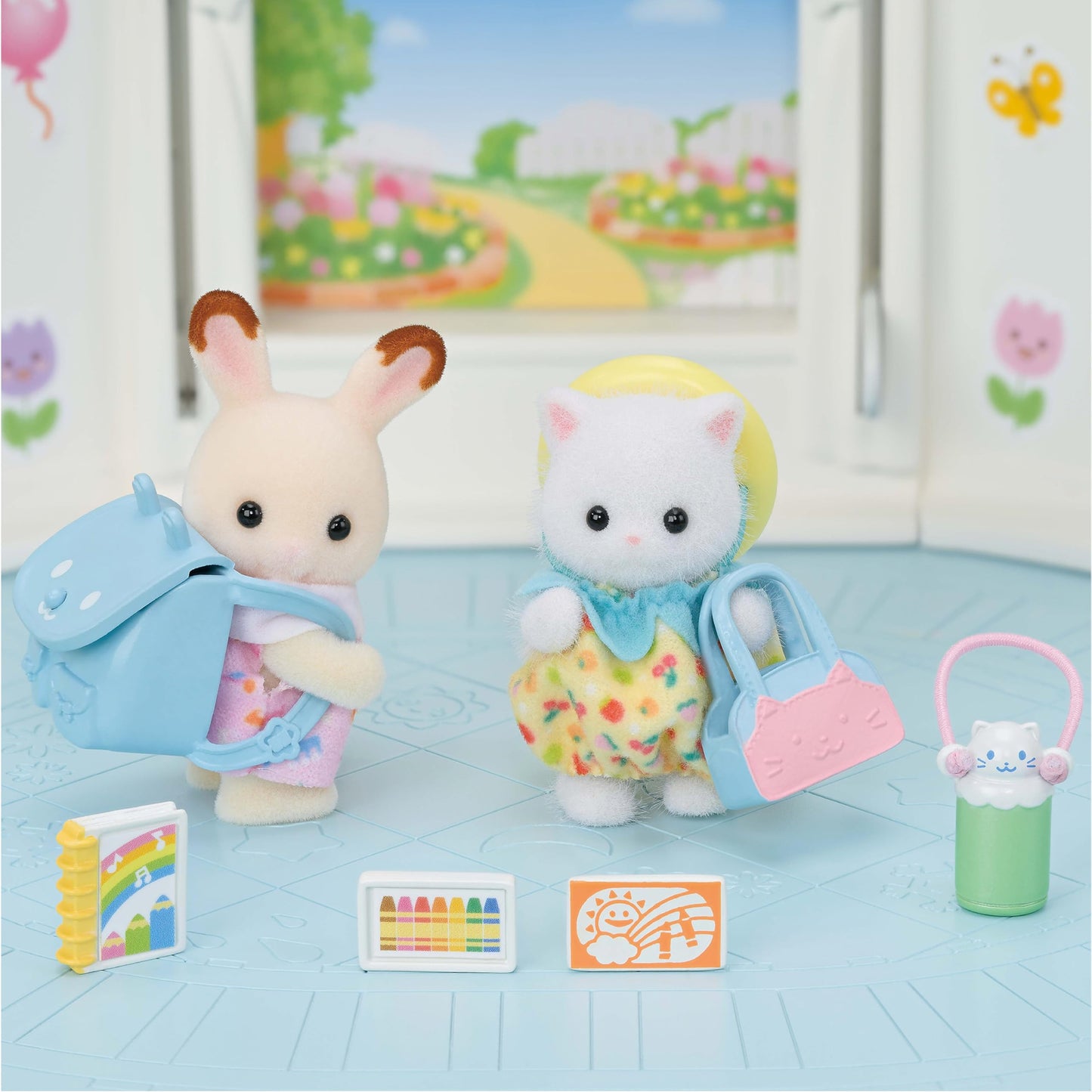 Calico Critters Walk Along Duo Nursery Friends - Multicolor Plastic Toys Model CC2170