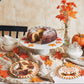 Friendsgiving Paper Plates, 50 Count Disposable Thanksgiving Dinner Plates, Happy Friendsgiving Party Decor Supplies, Funny Fall