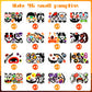 96 Pieces of Mini Halloween Pumpkin Decorating Stickers,Mini Pumpkin Face Stickers for Kids Halloween Party Favors Trick or Trea