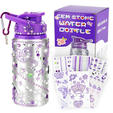 Gifts For Girls, Decorate Your Own Water Bottles With Gem Art Stickers, Personalize Birthday Gifts For Girls, Arts And Crafts Ki
