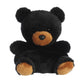 Aurora    Adorable Palm Pals    Sleepy Bear    Stuffed Animal - Pocket-Sized Fun - On-The-Go Play - Black 5 Inches