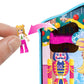 Polly Pocket Dolls Advent Calendar, Gingerbread House Playset With 24 Surprises, Dollhouse Furniture, Toy Car & Holiday Accessories