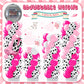 Kasyat Disco Cowgirl Balloon Column Kit - Hot Pink & Silver, Includes 4D Hat, Boots, and Balloons, Model AU-Kasyat-1775 for Birthday Parties
