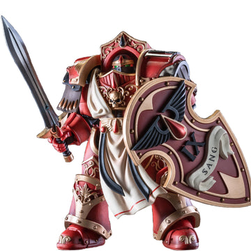 Beerise Joytoy 1/18 Action Figures - Warhammer The Horus Heresy Blood Angels Crimson Paladins Squad Crimson Paladin 1-6,Classic