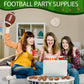 Civaner 500 Pcs Mini Foam Footballs for Adults 1.46 x 0.98 Inch Small Football Stress Balls Sports Fidget Ball for School Carniv