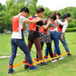 Sonyabecca Cooperative Band Walker 5-Legged Race Band Set Game Teamwork Training for Children mature-themed Pack of 2