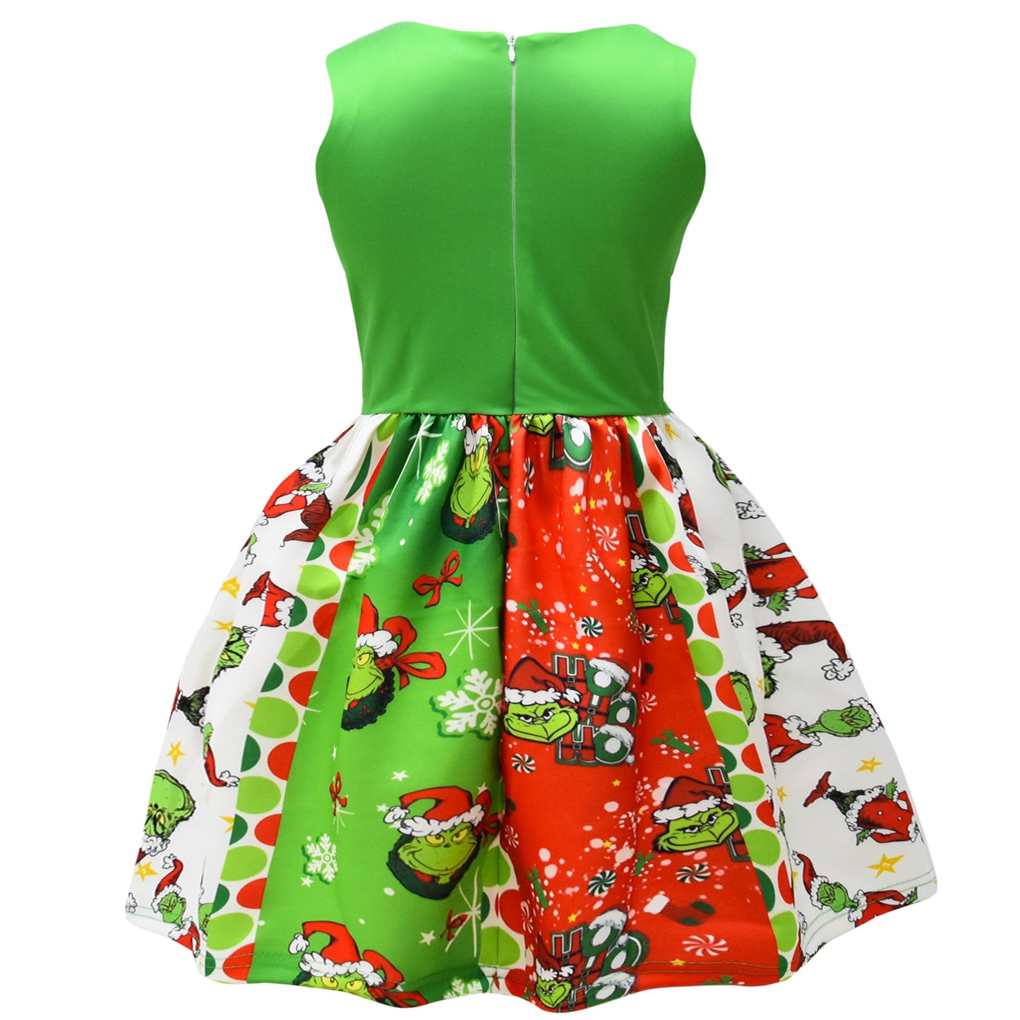 Maturead Kids Girls Dress Sleeveless Cartoon Casual Dress Halloween Christmas Party Dress