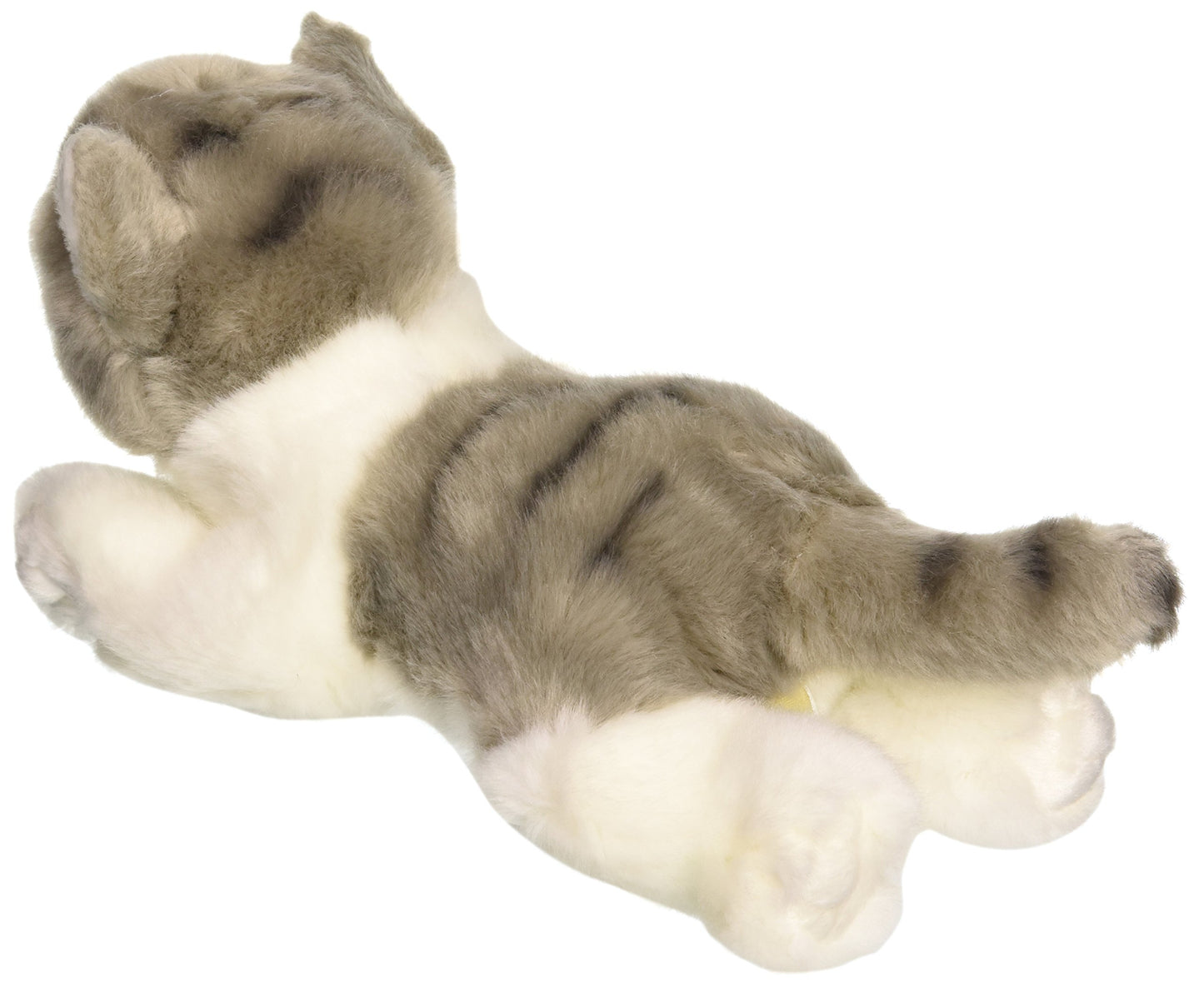 Aurora® Grey Tabby Cat Stuffed Animal - 8 Inches, Lifelike Detail, Polyester Material - Model 10813