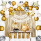 Katbuu Gold Birthday Decorations - Golden Birthday Party Decorations, Happy Birthday Decorations For Women Boys Girls Men, Golde