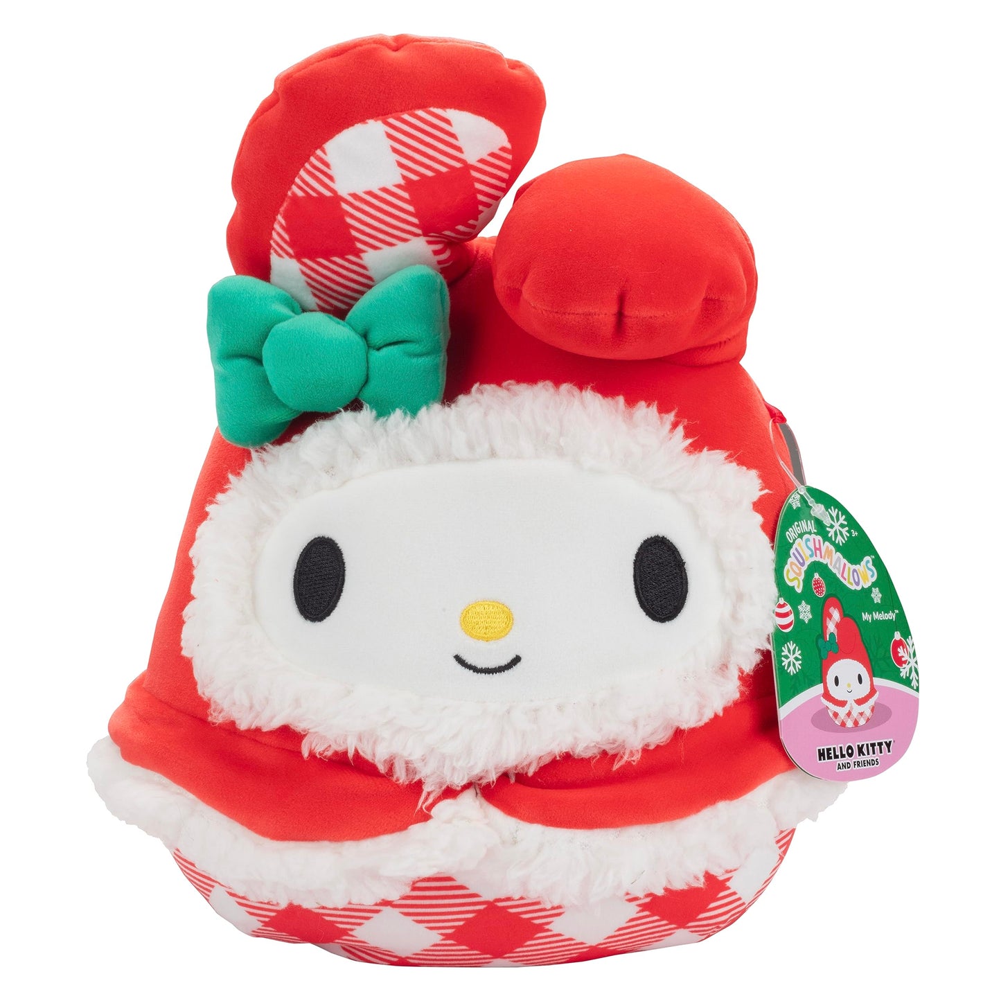 Squishmallows 8-Inch My Melody - Official Jazwares Plush - Collectible Soft & Squishy Hello Kitty Stuffed Animal Toy - Add To Your Squad - Gift For Kids, Girls & Boys