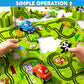 Beby Buty 48PCS Puzzle Race Track Car Set - Green Plastic Toys for Kids Ages 3-6, Ideal Birthday Gifts for Boys