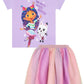 Dreamworks Gabby'S Dollhouse Girls Shirt And Tutu Skirt | Party Outfit | Girls Shirt And Glitter Skirt | Purple 8