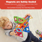 Magformers Rectangle 12 Pieces Rainbow Colors, Educational Magnetic Geometric Shapes Tiles Building Stem Toy Set Ages 3+