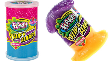 Ja-Ru Flip & Flarp Original Scented Glitter Slime Putty (12 Slime Assorted) Squishy Scented Slime For Kids & Adults. Rainbow Slime Cloud Stress Relief Fidget Toy. Bulk Gift Party Favor. 047-12S
