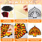 32 Sets Thanksgiving Turkey Suncatchers Craft Kit DIY Window Stained Glass Effect Thanksgiving Turkey Paper Crafts Home School C