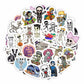 100Pcs Skeleton Stickers - Skeleton Party Decorations & Favors, Skull Stickers, Skeleton Gifts For Women, Men - Spooky Halloween