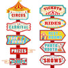 20 Pieces Carnival Decorations Circus Theme Party Directional Signs Carnival Party Signs Welcome to The Circus for Kids Carnival