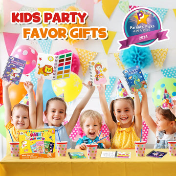 ZMLM 16 Water Coloring Books for Kids Party Favors - Bulk Mini Coloring Books for Kids Ages 4-8,Small Birthday Goodie Bag Stuffe