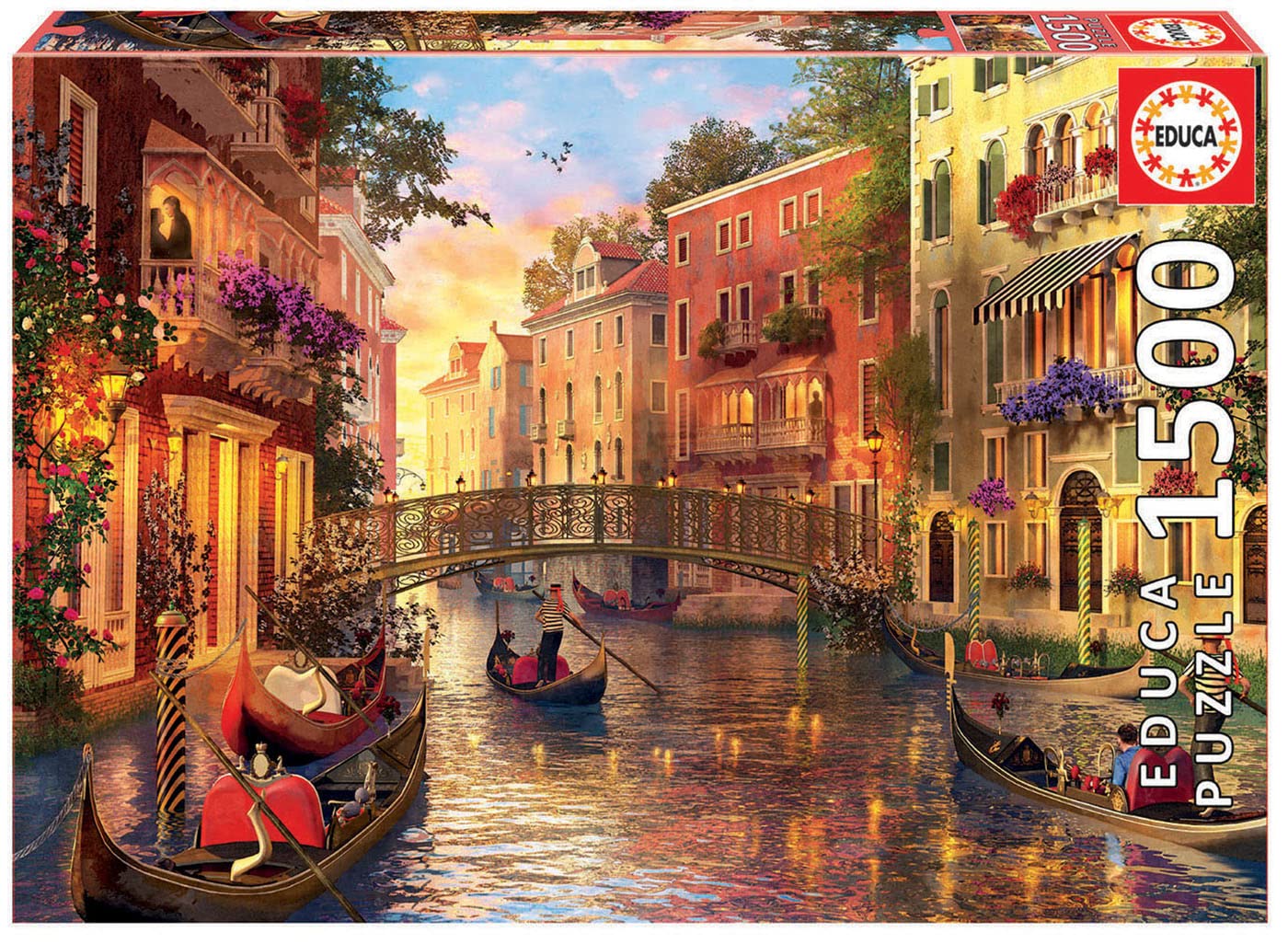 Educa Children'S 1500 Sunset In Venice Puzzle