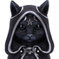 Nemesis Now Cult Cuties Zefur Figurine 10cm, Resin, Black, Cult Cuties Collectible Zefur Figure, Scarily Adorable Cat in Cloak,