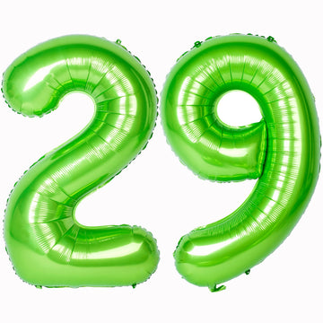 Number Balloons 40 Inch Green Birthday Party Decorations 29St Digital Jumbo Helium Foil Mylar Balloon