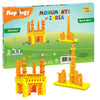 Imagimake Kids Mapology Monuments of India Building Blocks  Charminar & Qutab Minar  Construction Set  Educational Toy for Bo