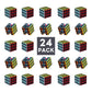Generic 24 Pack 3Cm Mini Cube,Magic Puzzles, Puzzle Boxes,Magic Cube,Stress Relief Toys, Kids' Handheld Games Party Favors,Birth