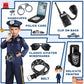 Joycover Police Costume For Kids, Police Costume With Toy Accessories, Cop Costume Outfit Set, Halloween Costumes For Boys