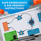 National Geographic Circuit Maker Kit - Electronics Kit For Kids With 60 Electrical Circuit Projects, Electric Circuit Stem Toy,