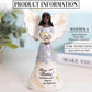 Pavilion Gift Company - Happy 50Th Birthday - 6' Ebony African American Angel Figurine Religious Best Friend Bestie Bff God Jesus Lover Christian Christ Gift Present