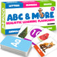 Quokka Abc Learning Flash Cards For Toddlers 2-4 Years Old - 60 Realistic Flashcards For Kids Ages 1-3-5 - Alphabet Numbers Colo
