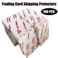 Trading Card Shipping Protectors  3.5 x 4.5 inches  100 Pack  enhanced Ultra Strong Plastic Inserts