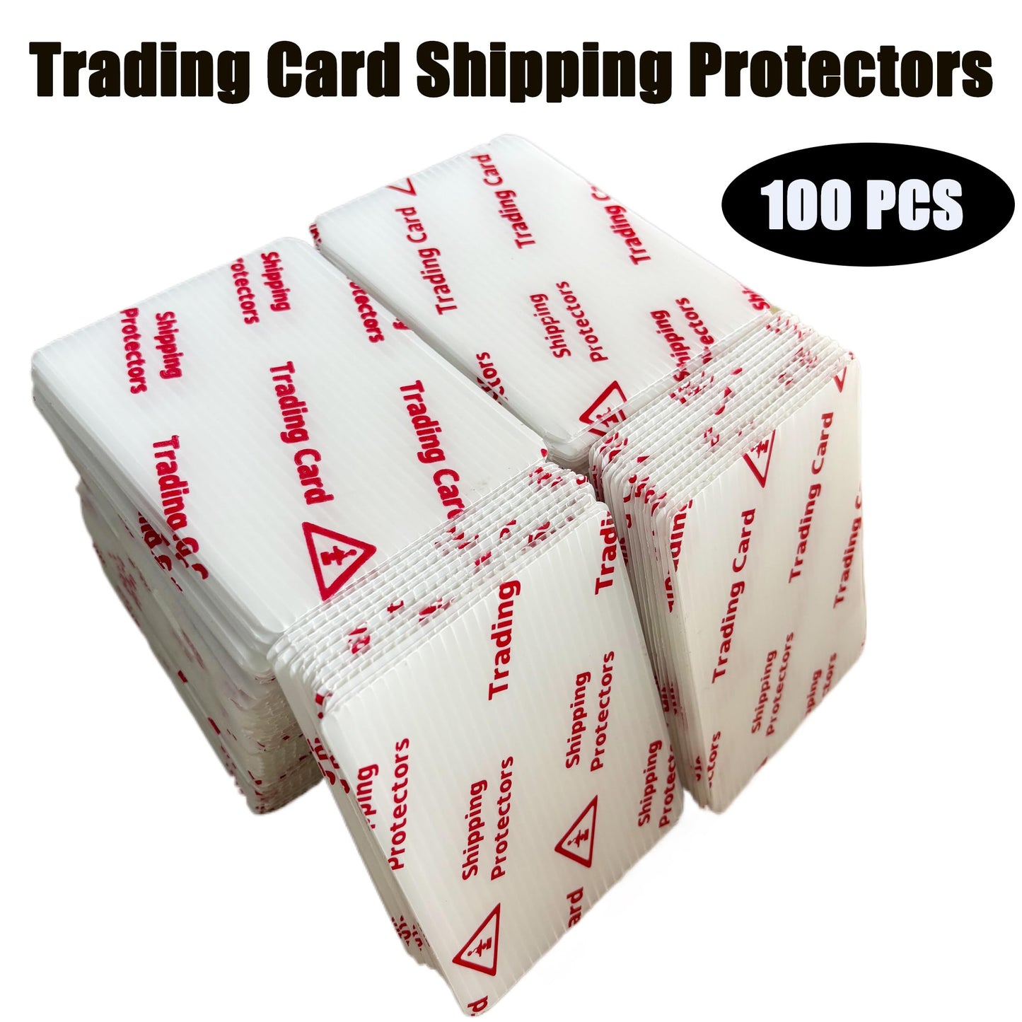 Trading Card Shipping Protectors  3.5 x 4.5 inches  100 Pack  enhanced Ultra Strong Plastic Inserts
