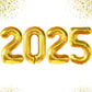 KatchOn, Graduation 2025 Balloons Gold - Huge, 42 Inch | 2025 Gold Balloons for Happy Graduation Decorations 2025 | Graduation B