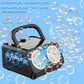 Bubble Machine, Automatic Bubble Machine For Kids 20000+ Bubbles/Minutes, Portable Bubble Machin E Battery Operated With 2 Fans,