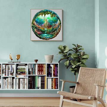 Valentines Day Gifts-Wooden Puzzles For Adults, Wooden Jigsaw Puzzles For Adults, 3D Aurora-1 Unique Shaped Wood Puzzles Adult,