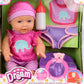 Dream Collection 12' Baby Doll With Musical Potty In Pink
