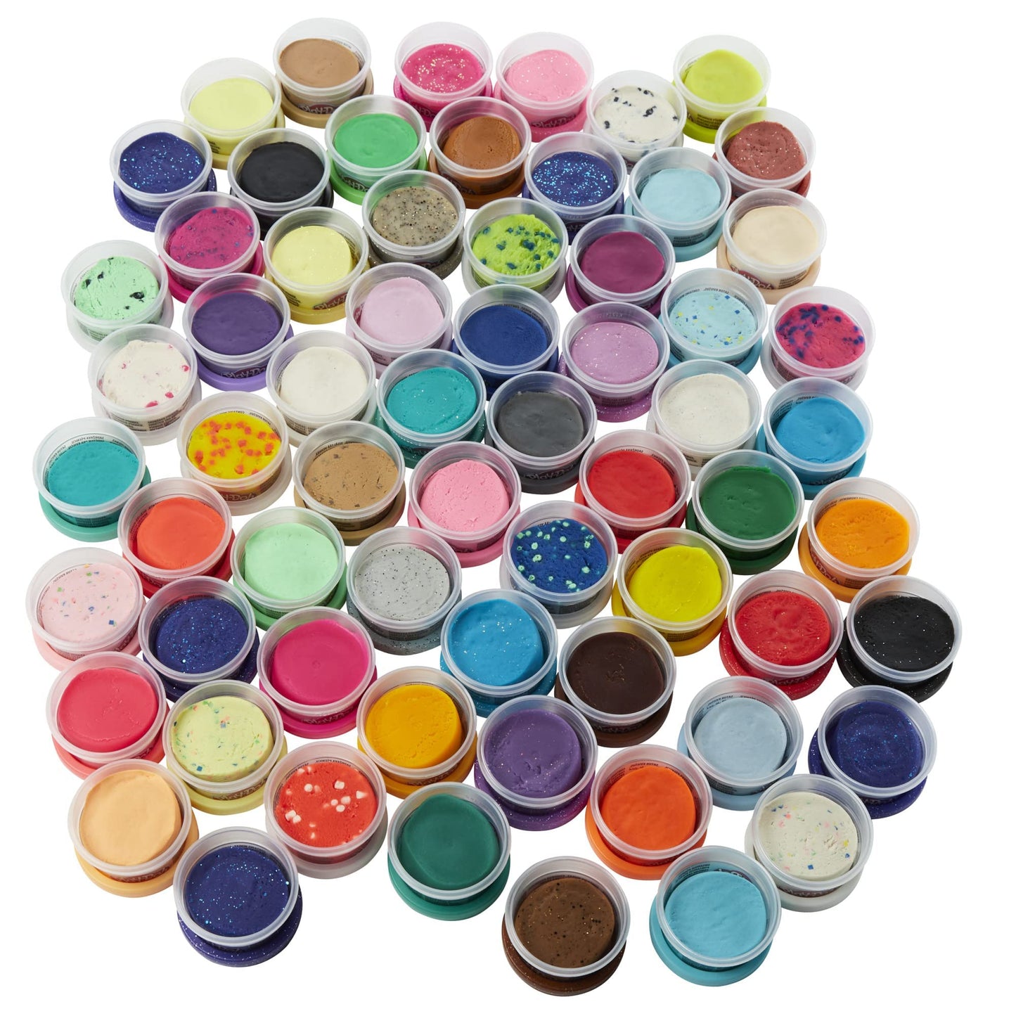 Play-Doh Ultimate Color Collection 65-Pack Of Modeling Compound, Non-Toxic, 1-Ounce Fun Size Cans, Includes Sapphire, Sparkle, C