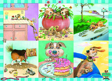 Eurographics Puppy Trouble By Gary Patterson 100-Piece Puzzle
