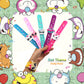 PAITUEND Cat Theme Slap Bracelets Party Favors- Cat Silicone Wristbands (6pack) for Boys&Girls Birthday&Cat Theme Party Supplies