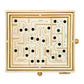 Sterling Games Wooden Labyrinth With 3 Swappable Boards – Classic Maze Game With 60, 36, And 25 Waypoints – Wooden Tilt Puzzle With Knob Control And 3 Steel Marbles For Kids Age 6+