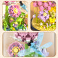 Hi-Reeke Flower Dragonfly Bouquet Building Block Set, Micro Mini Botanical Building Toy For Women-568 Pcs