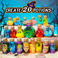 Ldomet Magic Potions Craft Kit For Kids - Mix 20 Glow Witch Potion Bottles, Fairy Magic Potions Making Kit - Christmas Decoratio