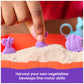 Kinetic Sand, Sandy Farm Set with 12oz Play Sand, 6 Tools & Molds, Reusable Barn Storage Case, Toddler Toys, Kids Toys for Girls