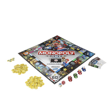 Monopoly Gamer Mario Kart Board Game - Model 43220-777 - Fun Multiplayer Racing Experience