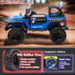 sopbost enhanced 24V Ride On Car with Remote Control  4x200W  2 Seater Ride On Toy for Kids  4WD Kids Electric Vehicles  Ride On Truck XL with EVA Tires Wheels  Bluetooth (Blue)