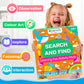 Hoqeewipe Search And Find Books For Kids, Reusable Art And Craft Supplies For Toddlers - Preschool Learning Activity, Gifts For