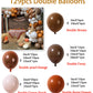 129Pcs Burnt Orange Balloons Terracotta Balloon Arch Kit Rust Balloons Fall Balloon Arch Kit Double Stuffed Cream Peach Balloon